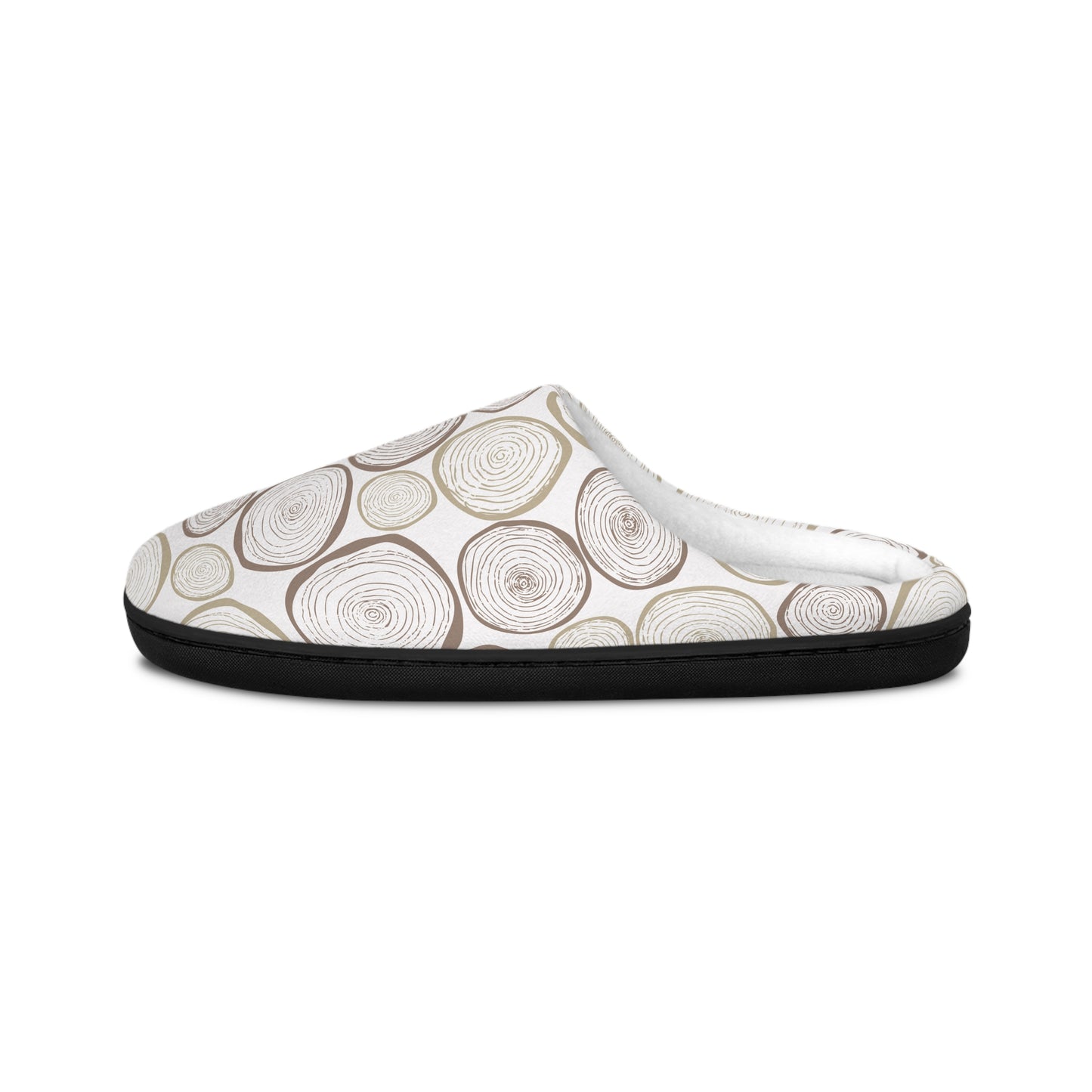Botanical Tree Cut Print Women's Indoor Slippers - Cozy Comfort for Home
