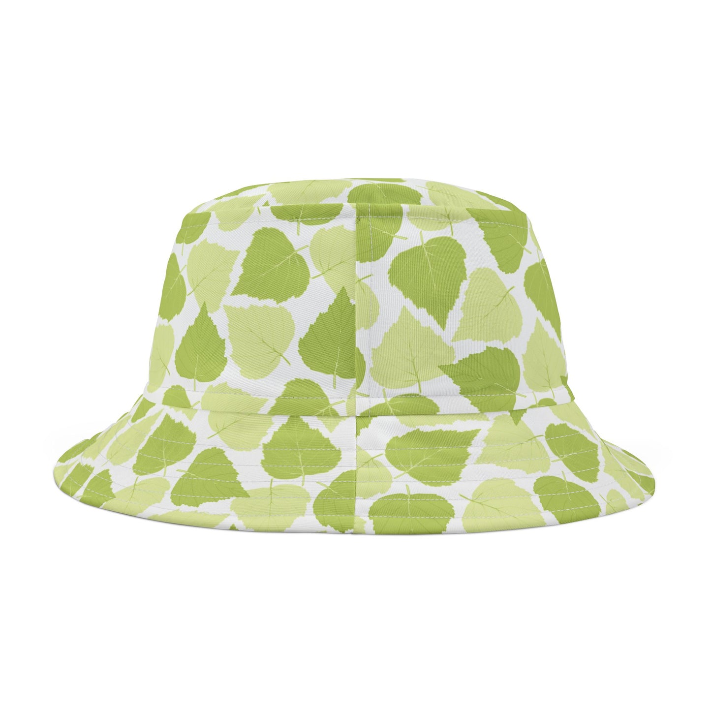 Birch Leaves - Vibrant Green Floral Bucket Hat - Perfect for Summer Adventures