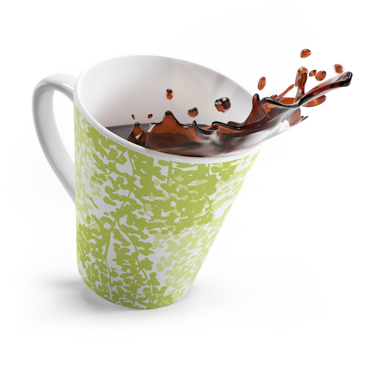 Weeping Birch - Botanical Design Latte Mug - Perfect for Coffee Lovers and Nature Enthusiasts