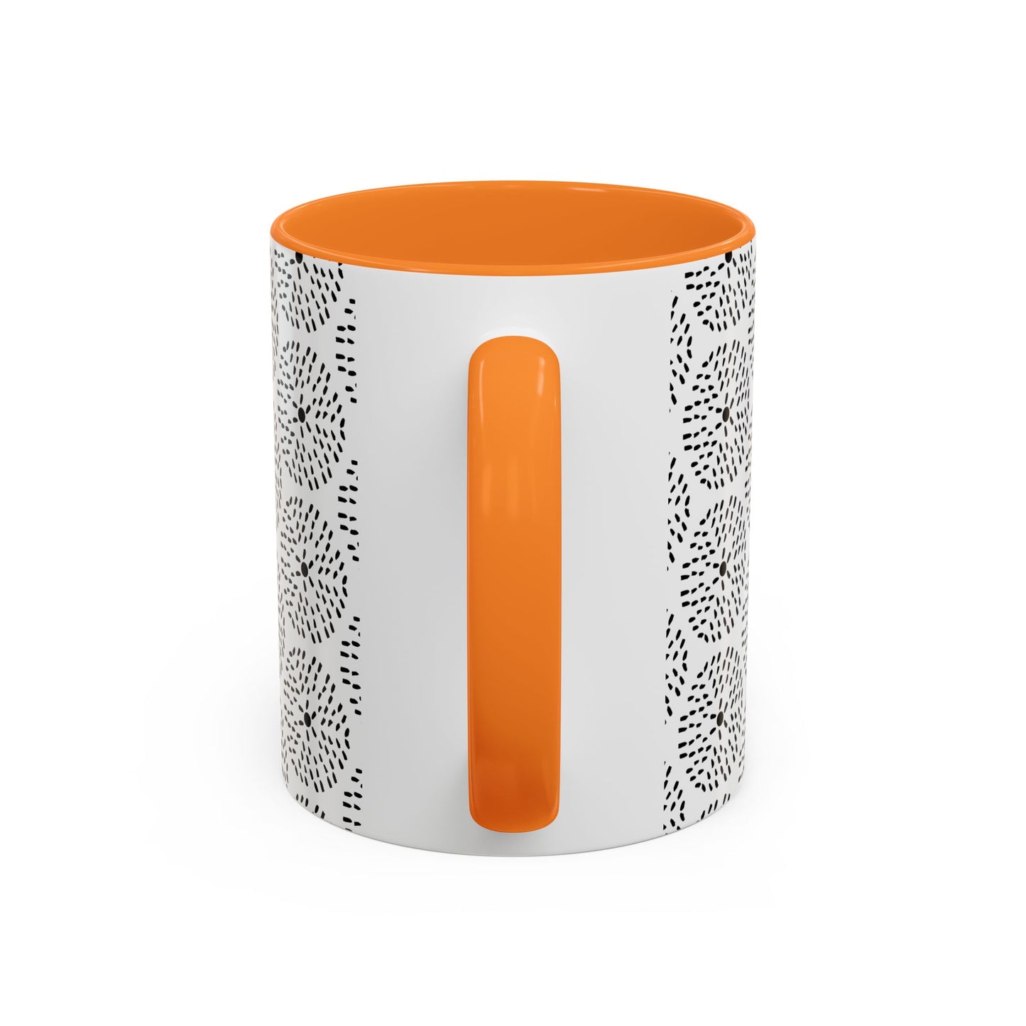 Geometric Dandelion Ink Stylized Mug, 11oz - Minimalistic and Elegant Design