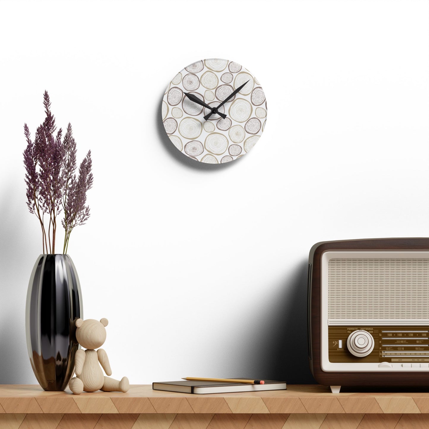 Tree Cut - Acrylic Wall Clock