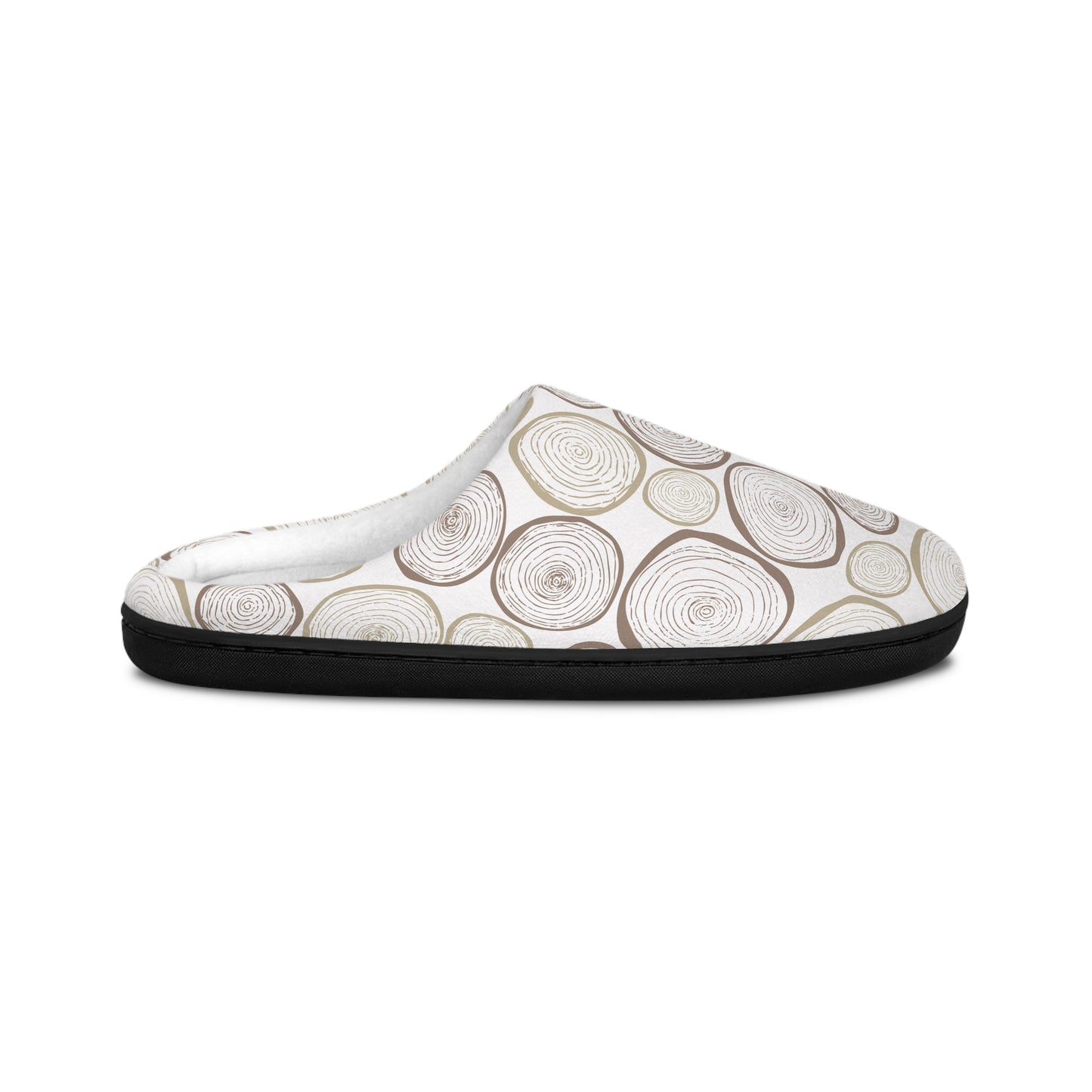 Botanical Tree Cut Print Women's Indoor Slippers - Cozy Comfort for Home