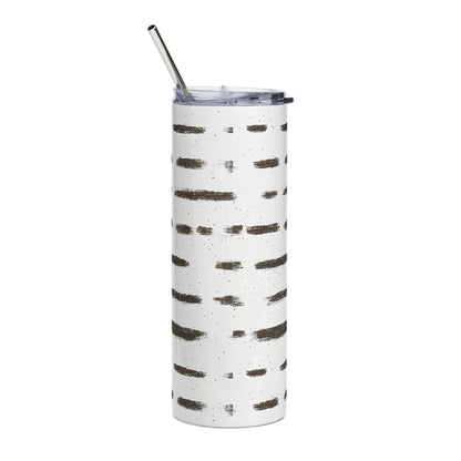 Eco-Friendly Floral Stainless Steel Tumbler | 20oz Travel Mug for On-the-Go Refreshments